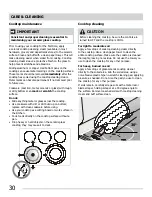 Preview for 30 page of Frigidaire CGEF3039RF Use & Care Manual