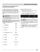 Preview for 19 page of Frigidaire CGEF3055KFA Important Safety Instructions Manual