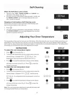 Preview for 27 page of Frigidaire CGLGF389GBA Use & Care Manual