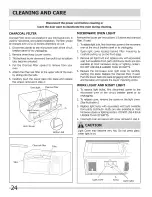 Preview for 24 page of Frigidaire CGMV173KBA Use & Care Manual