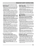 Preview for 5 page of Frigidaire CPDF4085KF2 Use & Care Manual