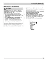 Preview for 9 page of Frigidaire CPDF4085KF2 Use & Care Manual