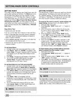 Preview for 20 page of Frigidaire CPDF4085KF2 Use & Care Manual