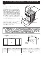 Preview for 2 page of Frigidaire CPDS3085KF Installation Instructions Manual