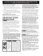 Preview for 4 page of Frigidaire CPDS3085KF Installation Instructions Manual