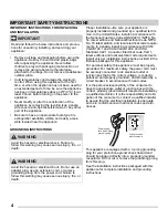 Preview for 4 page of Frigidaire CPEF3077QFA Use & Care Manual