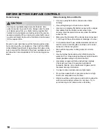 Preview for 10 page of Frigidaire CPEF3077QFA Use & Care Manual