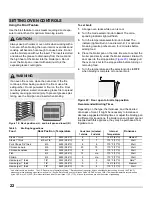 Preview for 22 page of Frigidaire CPEF3077QFA Use & Care Manual