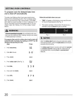 Preview for 20 page of Frigidaire CPEF3081KFA Use & Care Manual