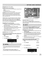 Preview for 21 page of Frigidaire CPEF3081KFA Use & Care Manual