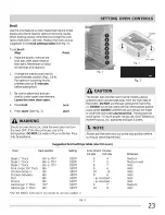 Preview for 23 page of Frigidaire CPEF3081KFA Use & Care Manual