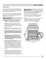 Preview for 31 page of Frigidaire CPEF3081KFA Use & Care Manual