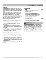 Preview for 27 page of Frigidaire CPEF3081MFC Use & Care Manual