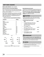 Preview for 34 page of Frigidaire CPEF3081MFC Use & Care Manual