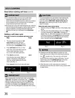 Preview for 36 page of Frigidaire CPEF3081MFC Use & Care Manual