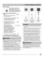 Preview for 63 page of Frigidaire CPEF3081MFC Use & Care Manual