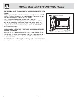 Preview for 4 page of Frigidaire CPLMZ209 Use & Care Manual