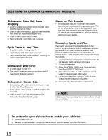 Preview for 18 page of Frigidaire DGBD2432KB1A Use & Care Manual