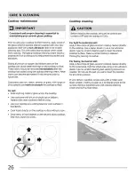 Preview for 26 page of Frigidaire DGEF3031KBC Use & Care Manual