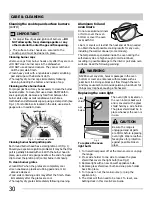 Preview for 30 page of Frigidaire DGGF3054KF Use & Care Manual