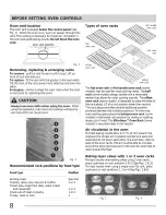 Preview for 8 page of Frigidaire DGGF3054KFH Use & Care Manual