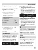 Preview for 25 page of Frigidaire DGGF3054KFH Use & Care Manual