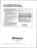 Preview for 8 page of Frigidaire DWU-22J Use And Care Instructions Manual