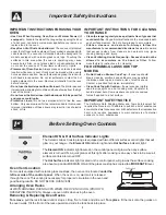 Preview for 4 page of Frigidaire ES100 Use & Care Manual