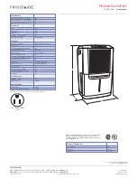 Preview for 2 page of Frigidaire FAD504DUD Specifications