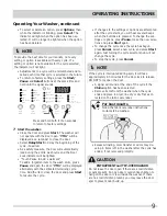 Preview for 9 page of Frigidaire FAFW4071LW Use & Care Manual