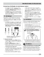 Preview for 39 page of Frigidaire FAFW4071LW Use & Care Manual