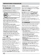 Preview for 42 page of Frigidaire FAFW4071LW Use & Care Manual