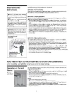 Preview for 4 page of Frigidaire FAH10ES2T - 10 000 BTU Through-the-Wall Room Air Conditioner Use And Care Manual