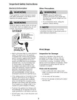 Preview for 3 page of Frigidaire FCCS071QWA Instructions Manual