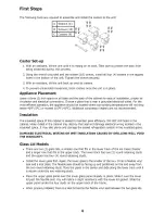 Preview for 4 page of Frigidaire FCCS071QWA Instructions Manual