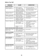 Preview for 10 page of Frigidaire FCCS071QWA Instructions Manual