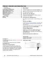 Preview for 2 page of Frigidaire FCRC3012AB Use & Care Manual