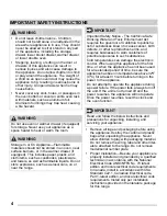 Preview for 4 page of Frigidaire FCRC3012AB Use & Care Manual