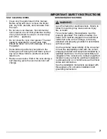 Preview for 7 page of Frigidaire FCRC3012AB Use & Care Manual