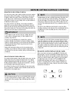 Preview for 9 page of Frigidaire FCRC3012AB Use & Care Manual