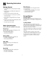 Preview for 3 page of Frigidaire FDB125RHS0 Use And Care Manual