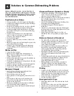 Preview for 9 page of Frigidaire FDB125RHS0 Use And Care Manual