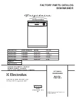 Preview for 1 page of Frigidaire FDB750RC Factory Parts Catalog