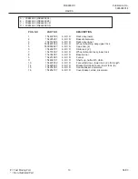 Preview for 13 page of Frigidaire FDB989RC Factory Parts Catalog