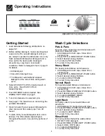 Preview for 4 page of Frigidaire FDR251RJS0 Use And Care Manual