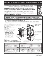 Preview for 17 page of Frigidaire FEB24S2AB - 24" Electric Wall Oven Installation Instructions Manual