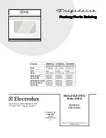 Frigidaire FEB30S6D Factory Parts Catalog preview