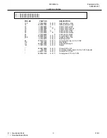 Preview for 3 page of Frigidaire FEC26C2A Factory Parts Catalog