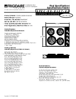 Preview for 1 page of Frigidaire FEC26C2HC Specifications