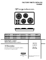 Preview for 1 page of Frigidaire FEC32C4ACB Parts Catalog
